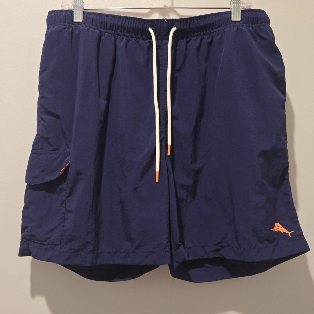 Tommy Bahama Navy Swim Trunks